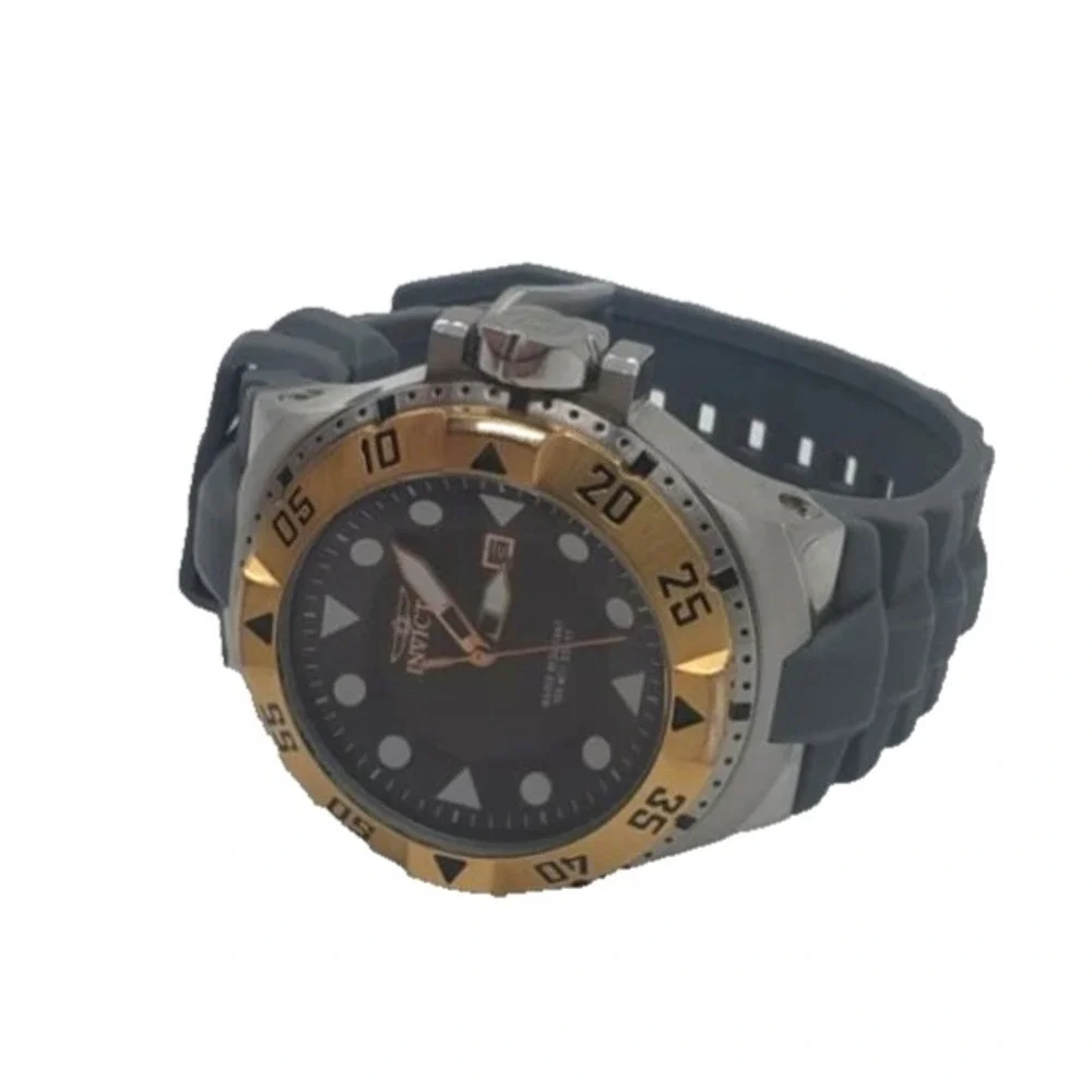 Invicta Excursion 14439 Men's Quartz Watch 50mm Stainless Steel Silicone Band
